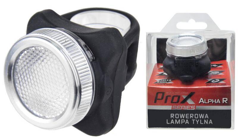 Lampa rowerowa tył Prox ALPHA R 30 lm USB