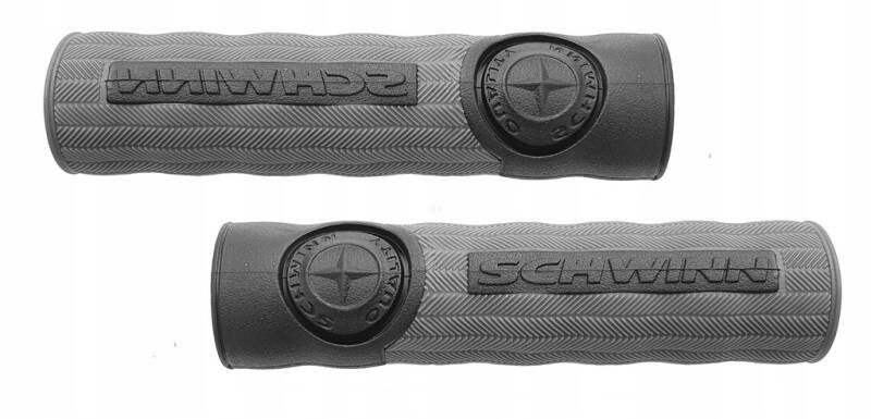 Chwyty rowerowe G-114 125mm szaro-czarne